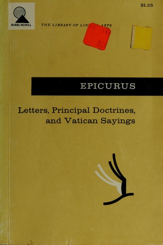 Cover for Epicurus