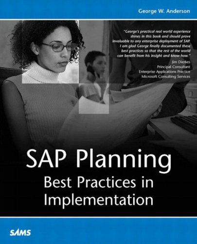 Cover for SAP Planning