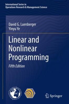 Cover for Linear and Nonlinear Programming