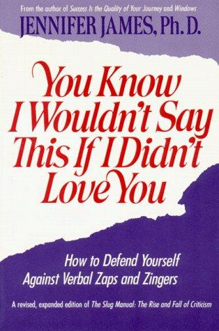 Cover for You know I wouldn't say this if I didn't love you