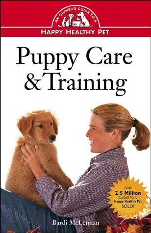 Cover for Puppy care and training