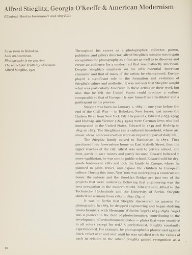 Cover for Stieglitz, O'Keeffe & American Modernism
