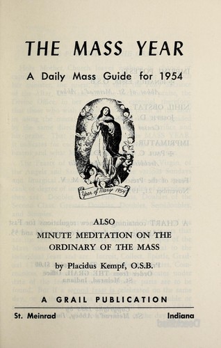 Cover for The Mass year