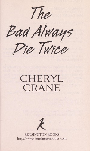 Cover for The bad always die twice