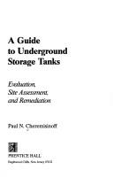 Cover for A guide to underground storage tanks