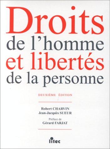 Cover for Droits de l'homme et libertés de la personne