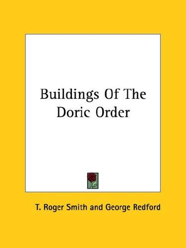 Cover for Buildings of the Doric Order