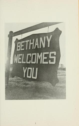 Cover for A history of Bethany