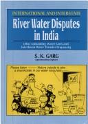 Cover for International and Interstate River Water Disputes in India