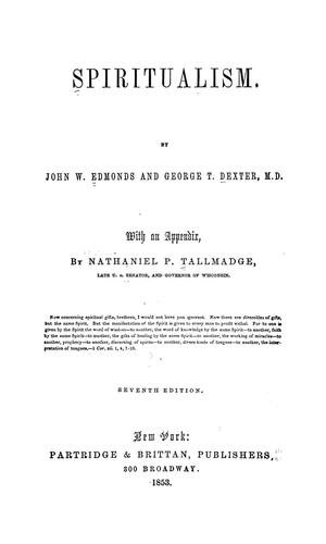 Cover for Spiritualism