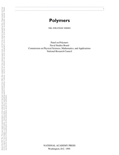 Cover for Polymers