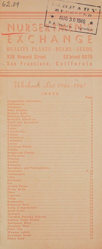 Cover for Quality plants, bulbs, seeds