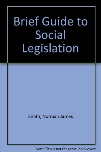 Cover for A brief guide to social legislation