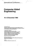 Cover for International Conference on Computer Aided Engineering