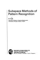 Cover for Subspace methods of pattern recognition