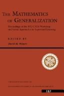 Cover for The Mathematics of Generalization