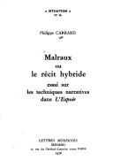 Cover for Malraux