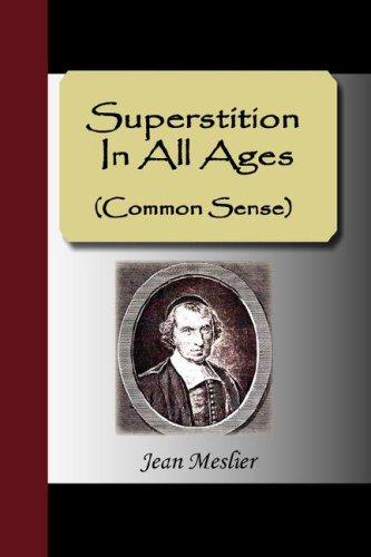 Cover for Superstition In All Ages (Common Sense)