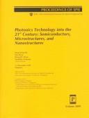 Cover for Photonics technology into the 21st century