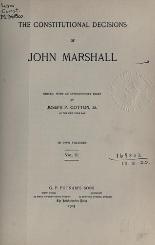 Cover for constitutional decisions
