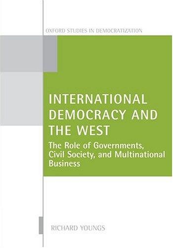 Cover for International democracy and the West