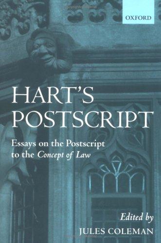 Cover for Hart's postscript