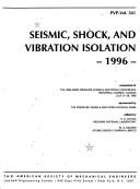 Cover for Seismic, shock, and vibration isolation, 1996