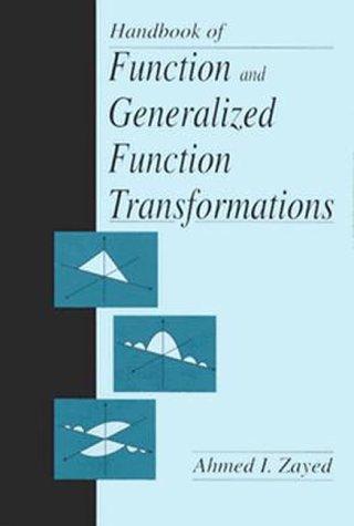 Cover for Handbook of function and generalized function transformations