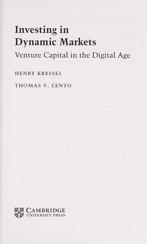 Cover for Investing in dynamic markets