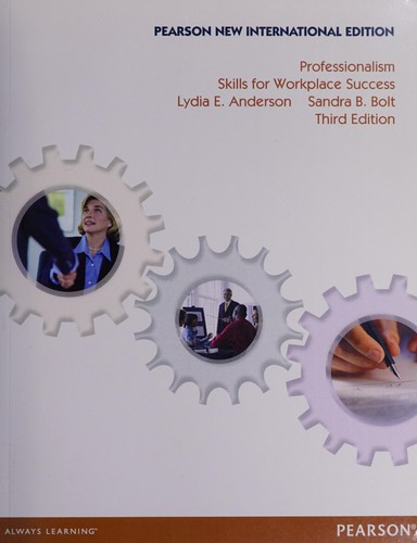 Cover for Professionalism : Pearson New International Edition