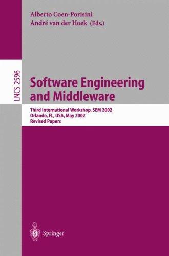 Cover for Software engineering and middleware