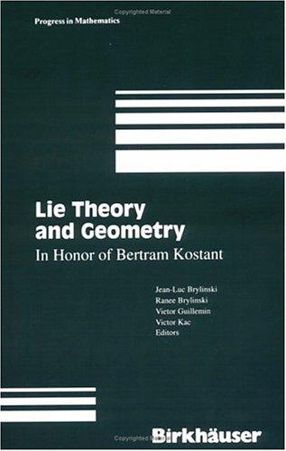 Cover for Lie Theory and Geometry