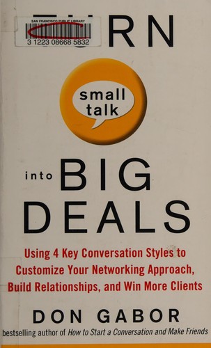 Cover for Turn small talk into big deals