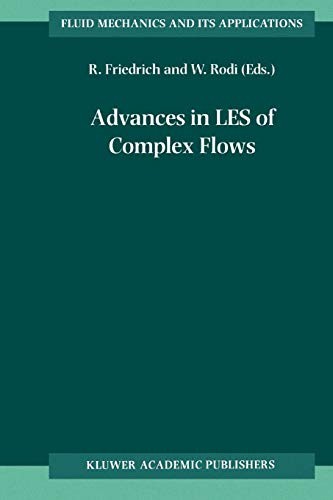 Cover for Advances in L.E.S. of Complex Flows