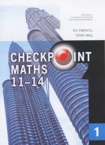 Cover for year 7 maths textbook Checkpoint Maths Book 1 (Modular Maths for Edexcel)