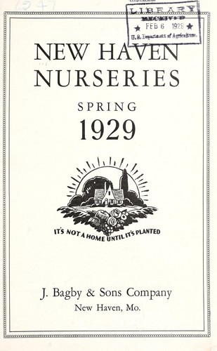 Cover for New Haven Nurseries