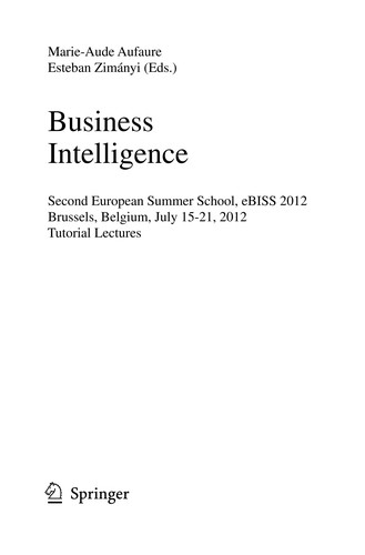 Cover for Business Intelligence