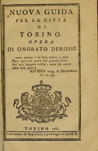 Cover for Nuova guida per la città di Torino
