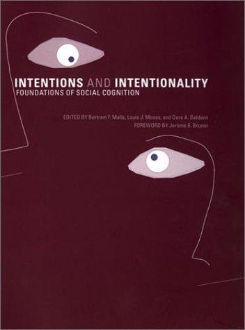 Cover for Intentions and Intentionality