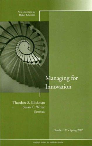 Cover for Managing for Innovation
