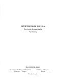 Cover for Exporting from the U.S.A.