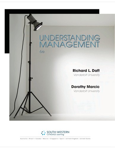 Cover for Understanding Management