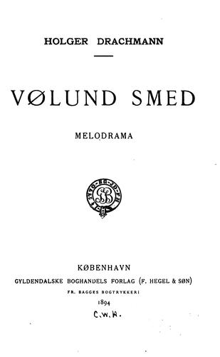 Cover for Vølund smed