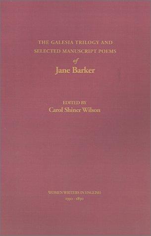 Cover for The Galesia trilogy and selected manuscript poems of Jane Barker