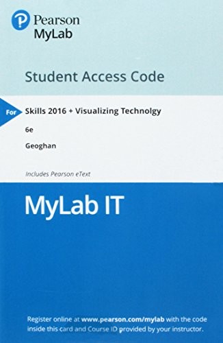 Cover for MyLab IT with Pearson eText -- Access Card -- Skills for Success 2016 and Visualizing Technology