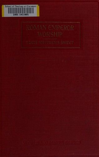 Cover for Roman emperor worship