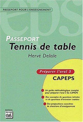 Cover for Tennis de table (oral 3 capeps)