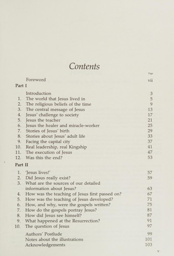 Cover for The question of Jesus