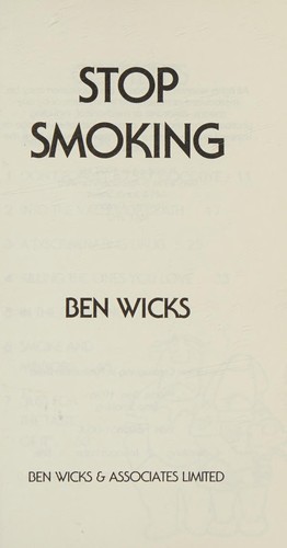 Cover for Stop Smoking