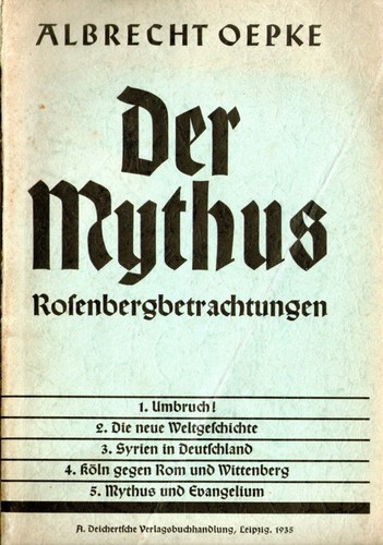 Cover for Der Mythus